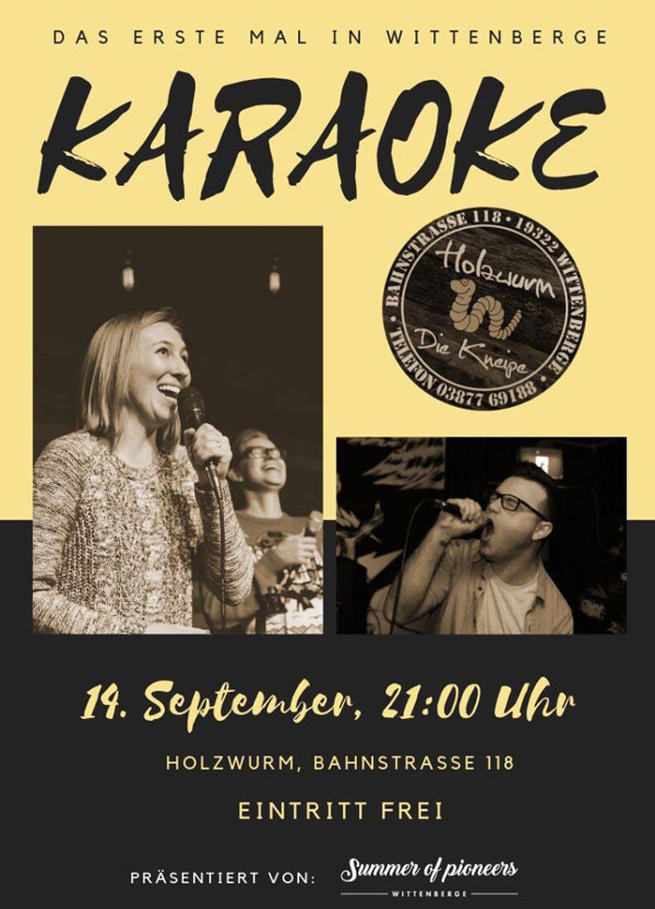 Karaoke im Holzwurm
