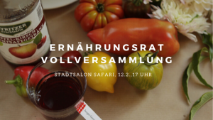 Vollversammlung Ernährungsrat